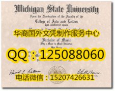 <b>美国密歇根州立大学毕业证样式展示密歇根州立大学成绩单</b>