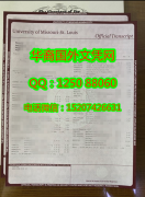<b>University of Missouri St. Louis Diploma School Report定制密苏里大学圣路易斯分校成绩单</b>