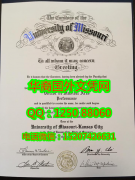 <b>University of Missouri-Kansas City Degree Certificate Diploma密苏里大学堪萨斯分校毕业证书</b>